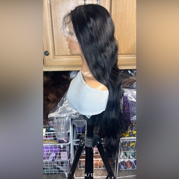 ❤️❤️Lot 2029  NEW 100% Human Hair 36”Lace Front wig this simply beautiful - Picture 4 of 12